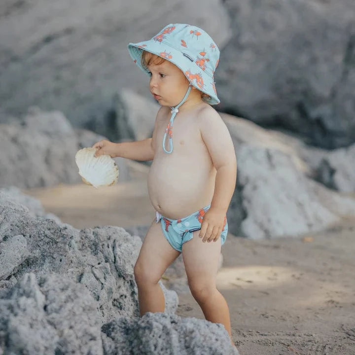 Crywolf Boys Swimwear Reusable Swim Nappy Little Lobsters