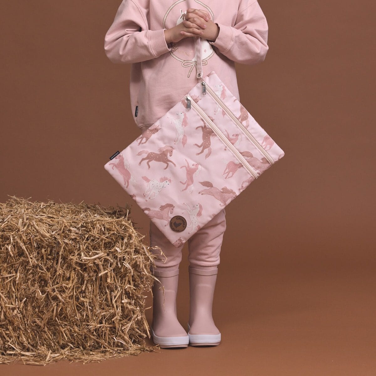 Wet Bag - Blush Ponies - Parnell Baby Boutique