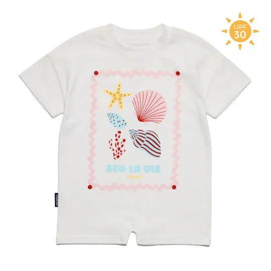 Crywolf Chill Romper SUN SMART ROMPER Little Shell