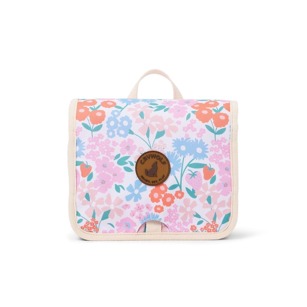 Crywolf Girls Accessory Hanging Toiletry Bag - Berry Garden