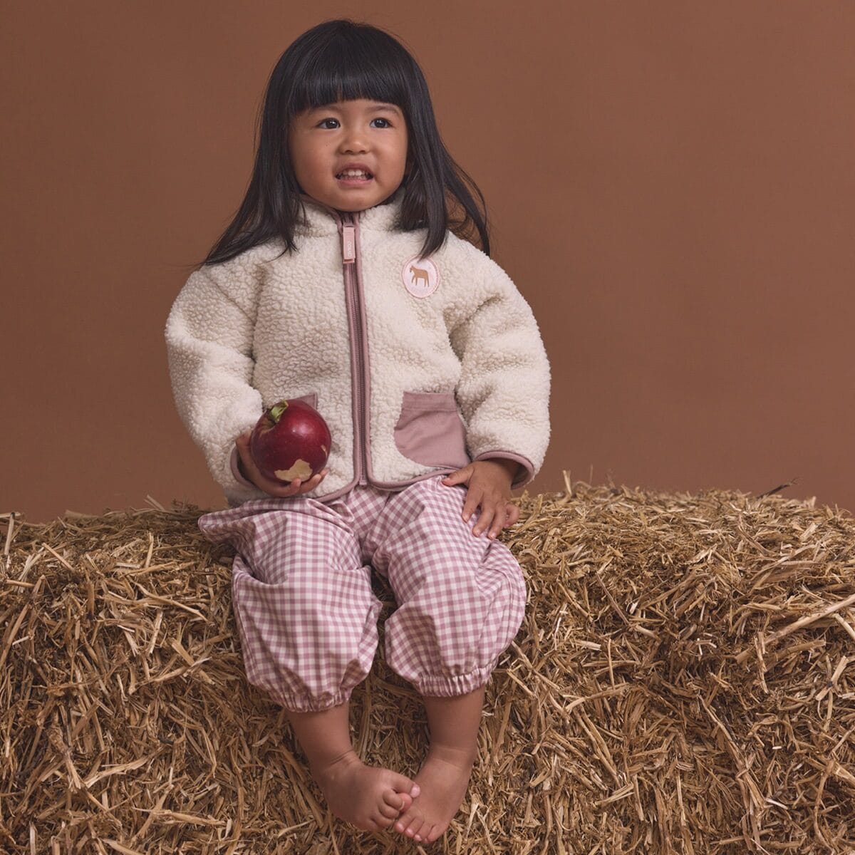 BABY SHERPA JACKET Powder - Parnell Baby Boutique