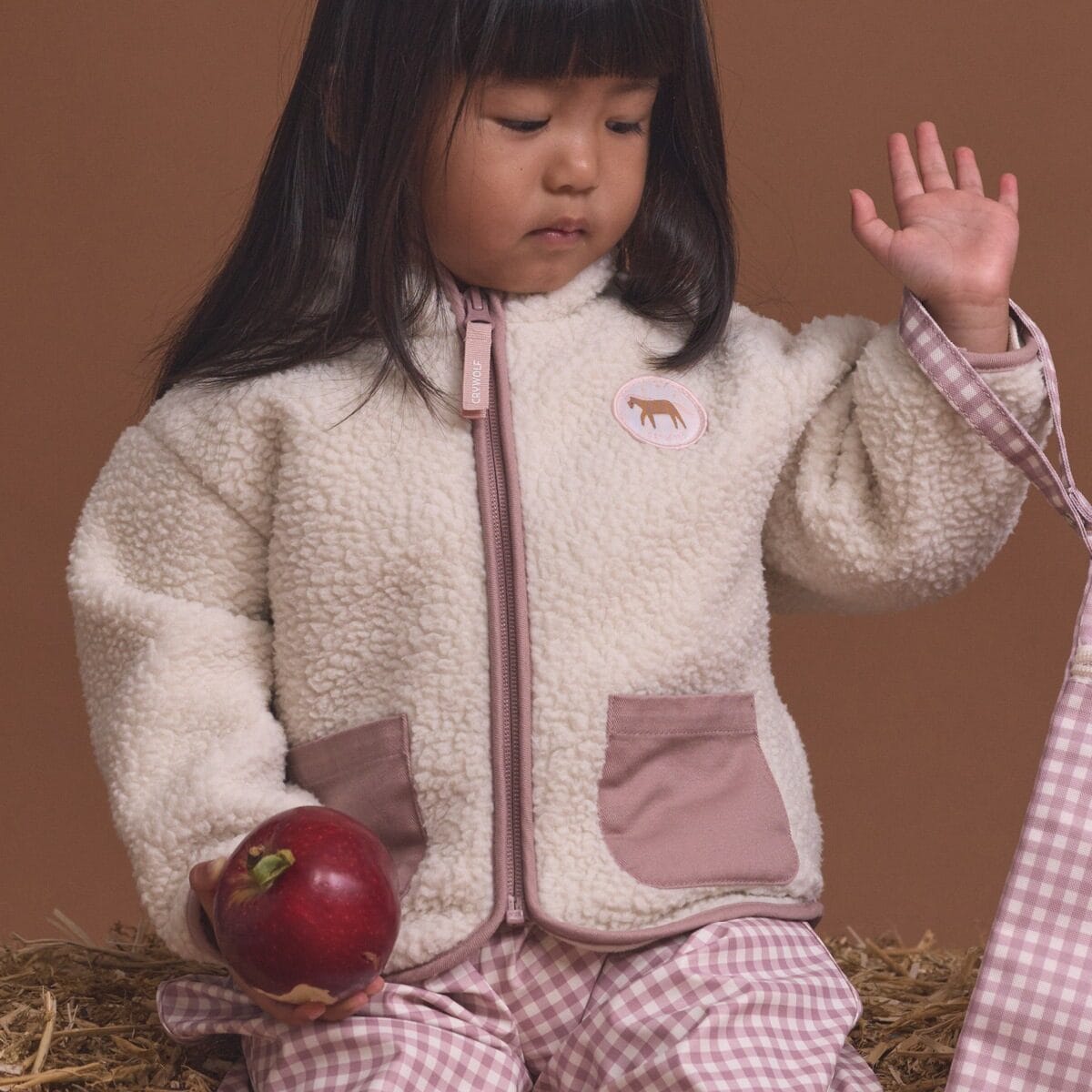 BABY SHERPA JACKET Powder - Parnell Baby Boutique