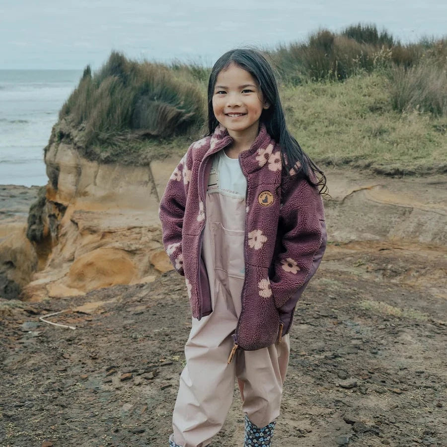 Crywolf Girls Jacket CRYWOLF YETI Jacket Mauve Floral