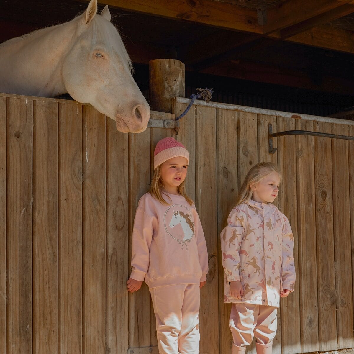 Crywolf Girls Jacket EXPLORER JACKET Blush Ponies