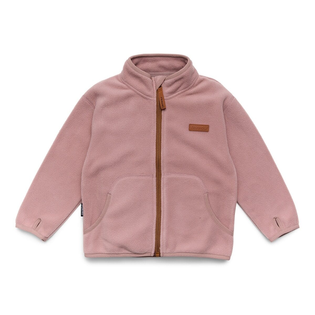Crywolf Girls Jacket Lightweight Fleece Pink Rose