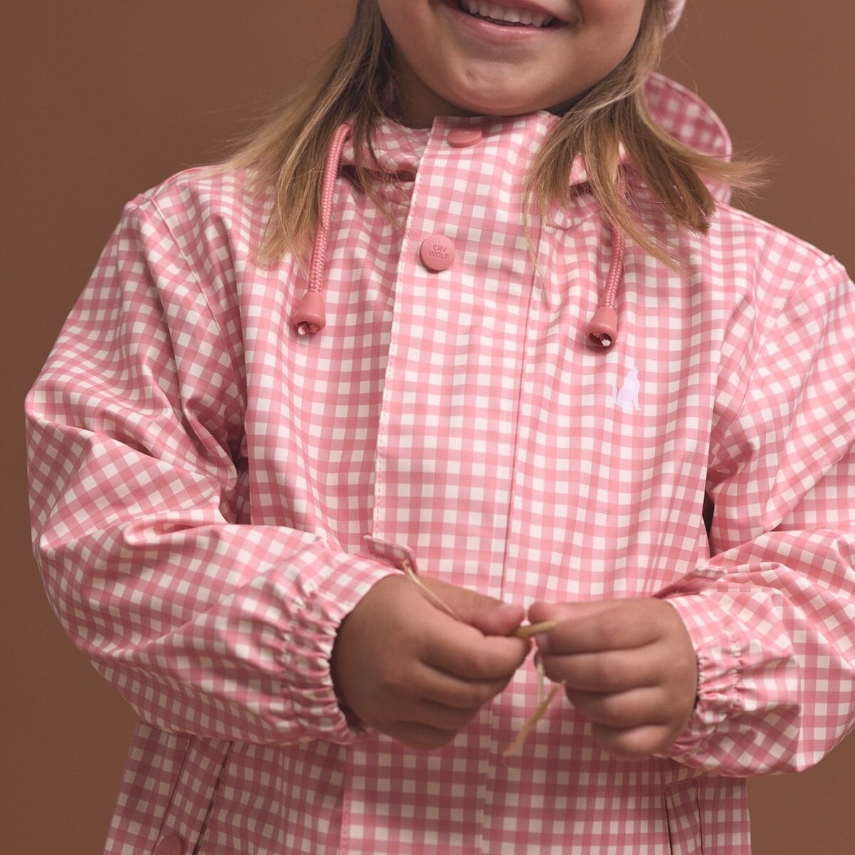Crywolf Girls Jacket PLAY JACKET Rose Gingham