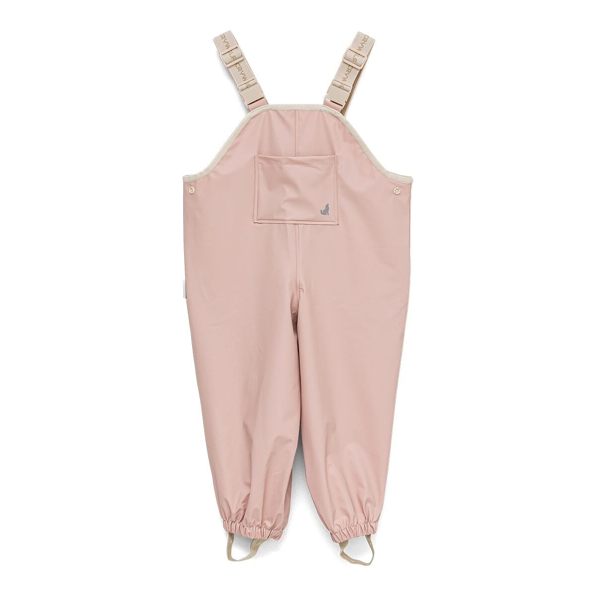 Crywolf Girls Pant Rain Overalls - Dusty Pink