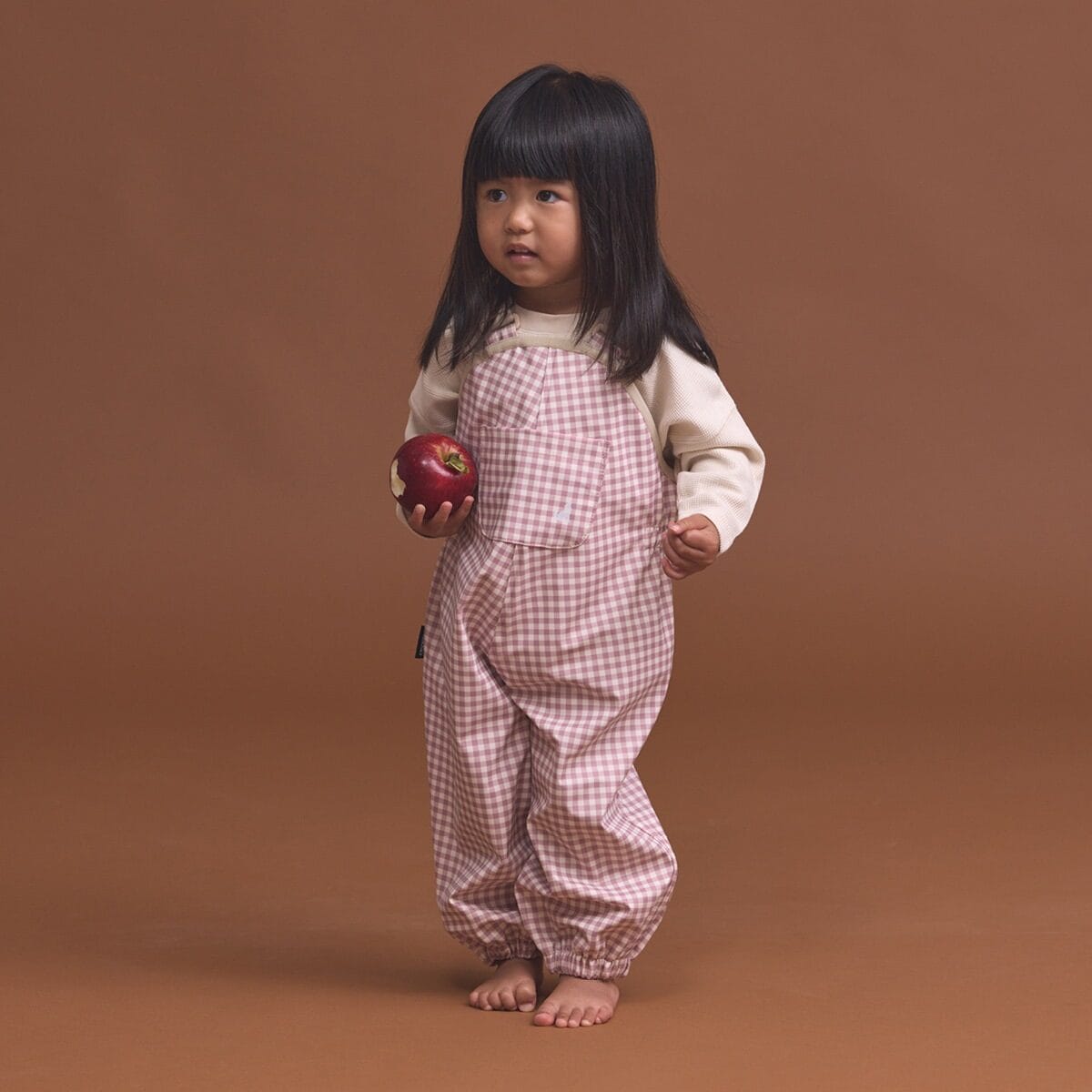 Crywolf Girls Pants Wander Overalls Gingham