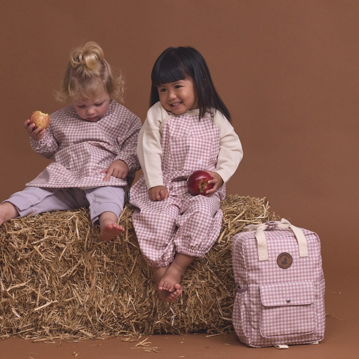 Crywolf Girls Pants Wander Overalls Gingham