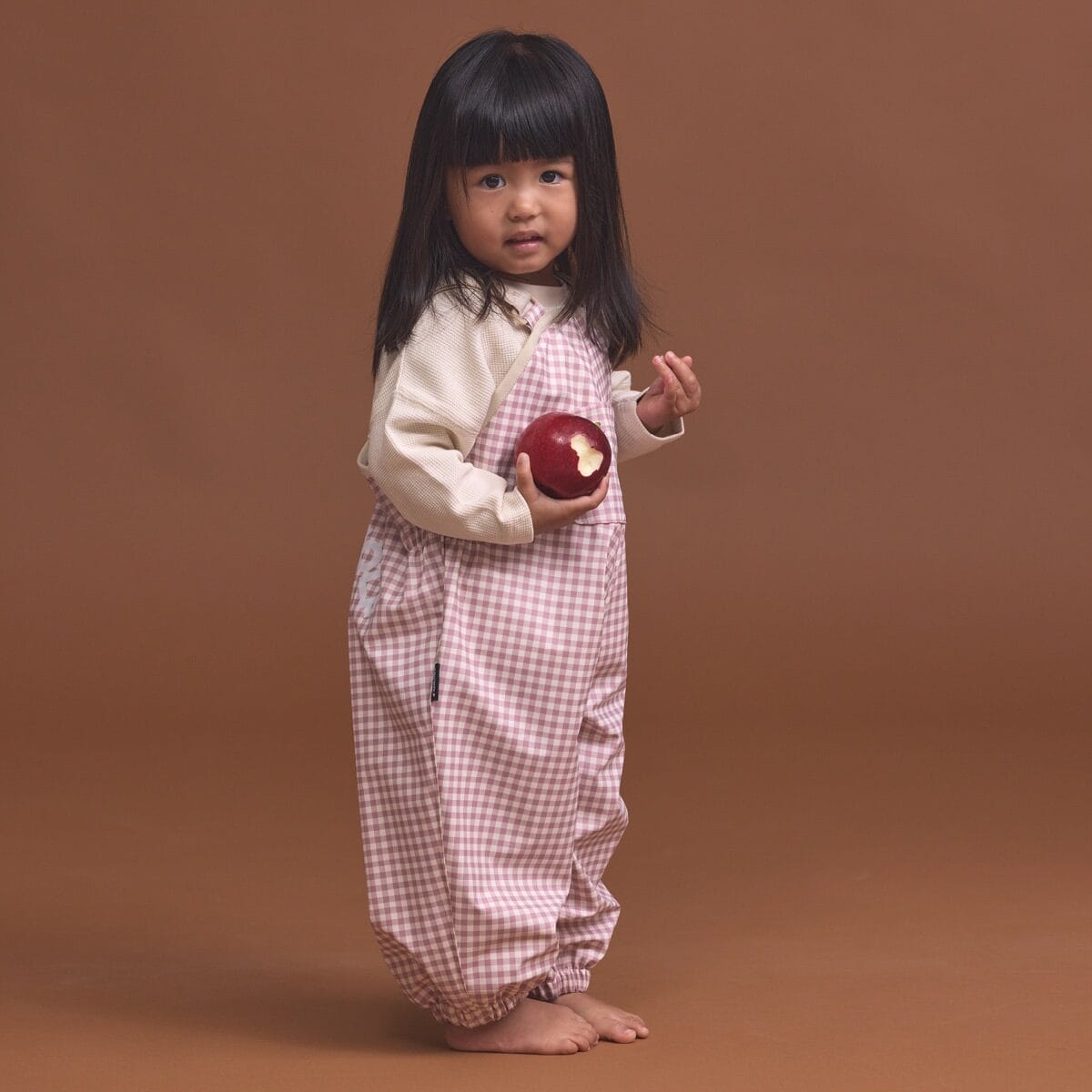 Crywolf Girls Pants Wander Overalls Gingham