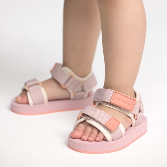 Crywolf Girls Shoes BEACH SANDAL Blush Pop