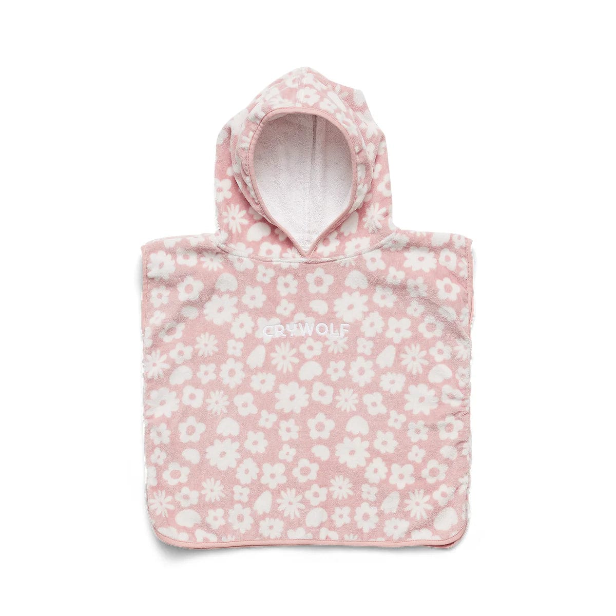 Crywolf Girls Swimwear Baby Hooded Towel - Blush Floral