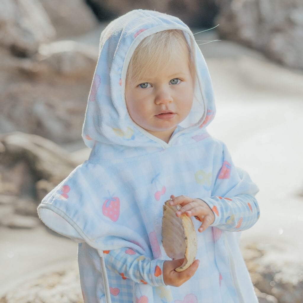 Crywolf Girls Swimwear Baby Hooded Towel - Lucky Picnic