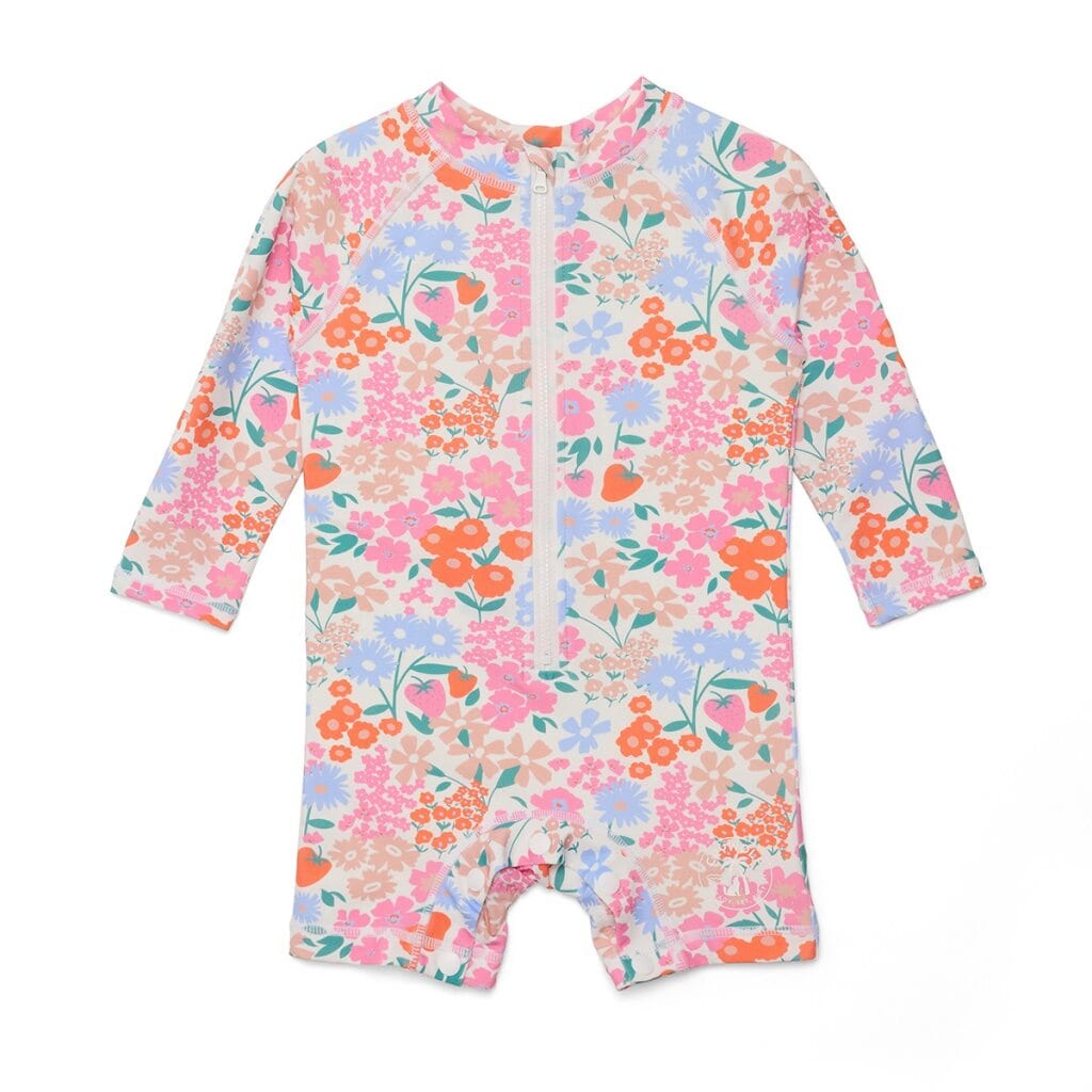 Crywolf Girls Swimwear Rashsuit Berry Garden