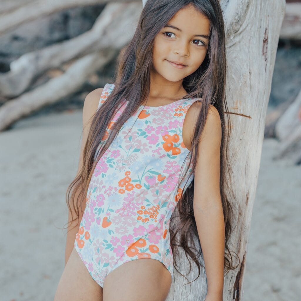 Crywolf Girls Swimwear Swimsuit Berry Garden