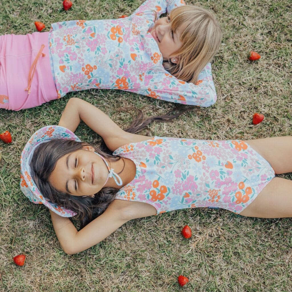 Crywolf Girls Swimwear Swimsuit Berry Garden