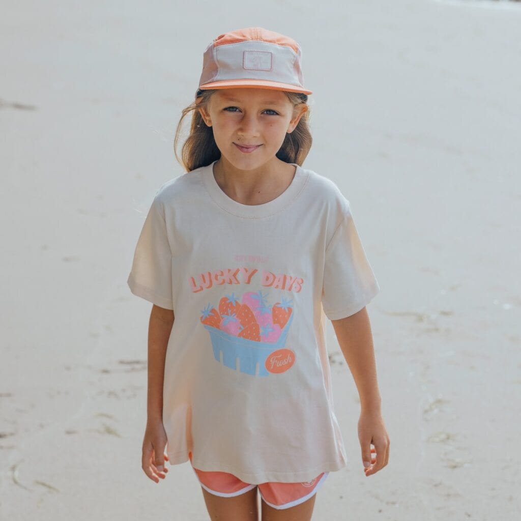 Crywolf Girls Tee Scratch n Smell Tshirt - Strawberries