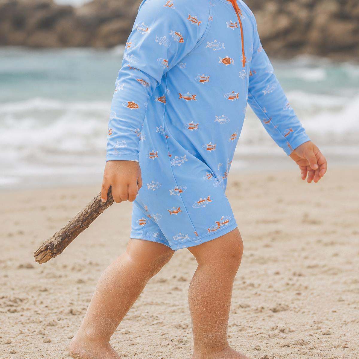 Crywolf Rash Suit BABY RASH SUIT Fish School