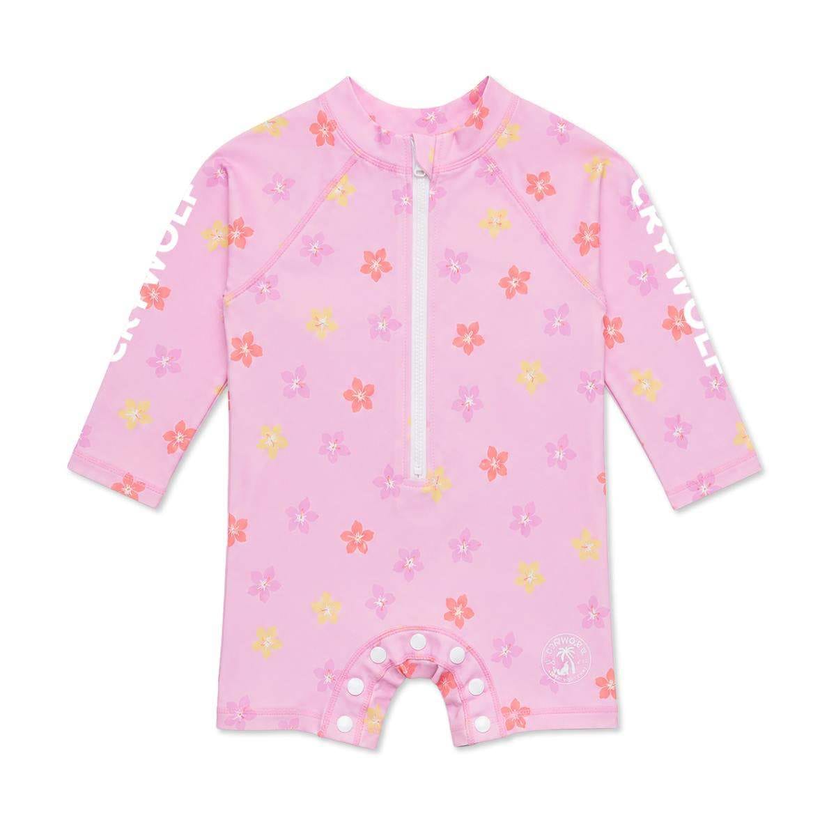 Crywolf Rash Suit BABY RASH SUIT Hibiscus Bloom