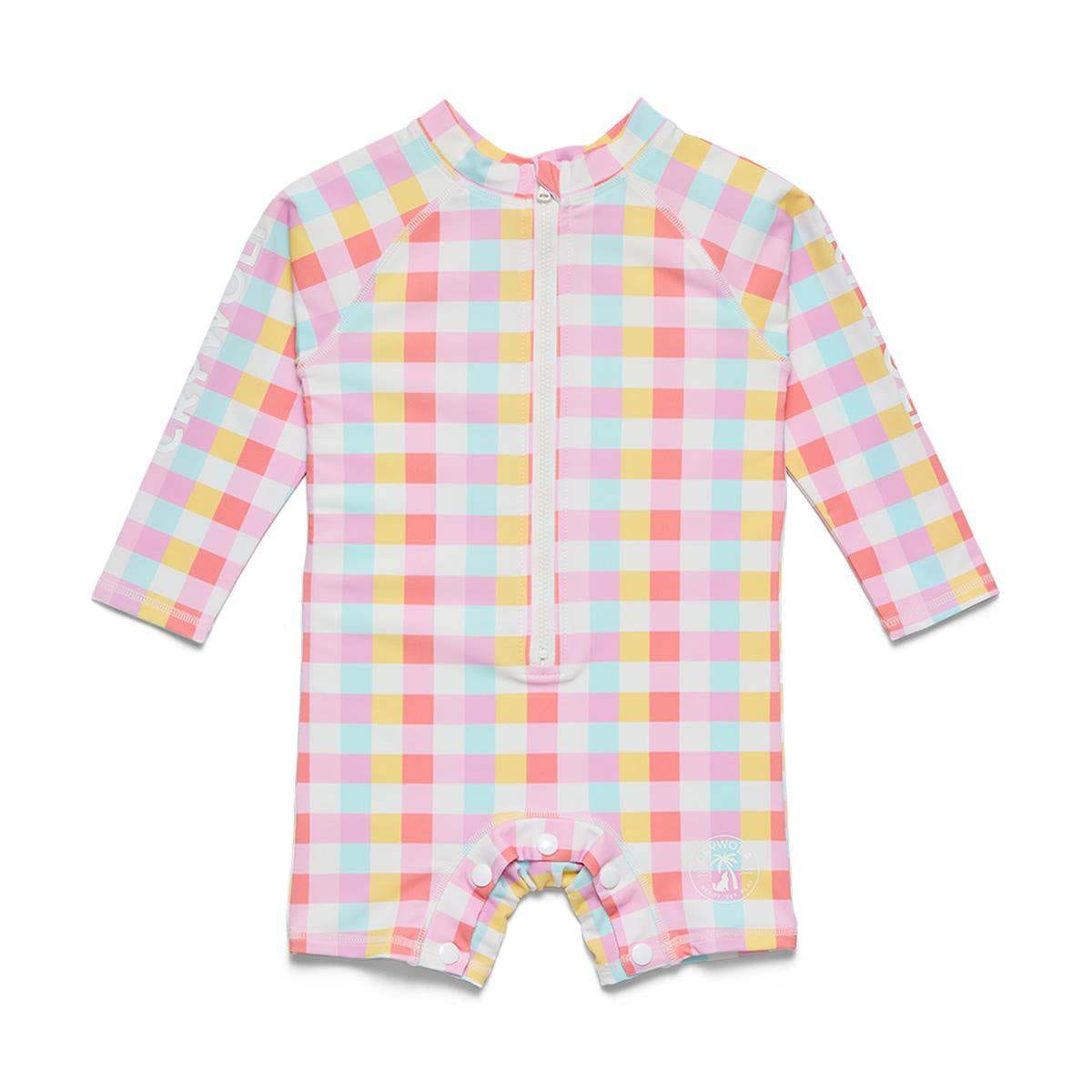 Crywolf Rash Suit BABY RASH SUIT Pop Gingham