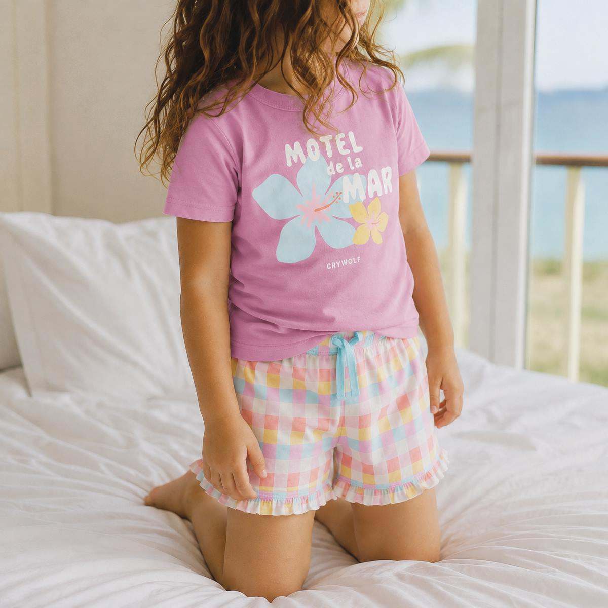 Crywolf Short Sleeve Sleep Set SHORT SLEEVE SLEEP SET Motel de la Mar