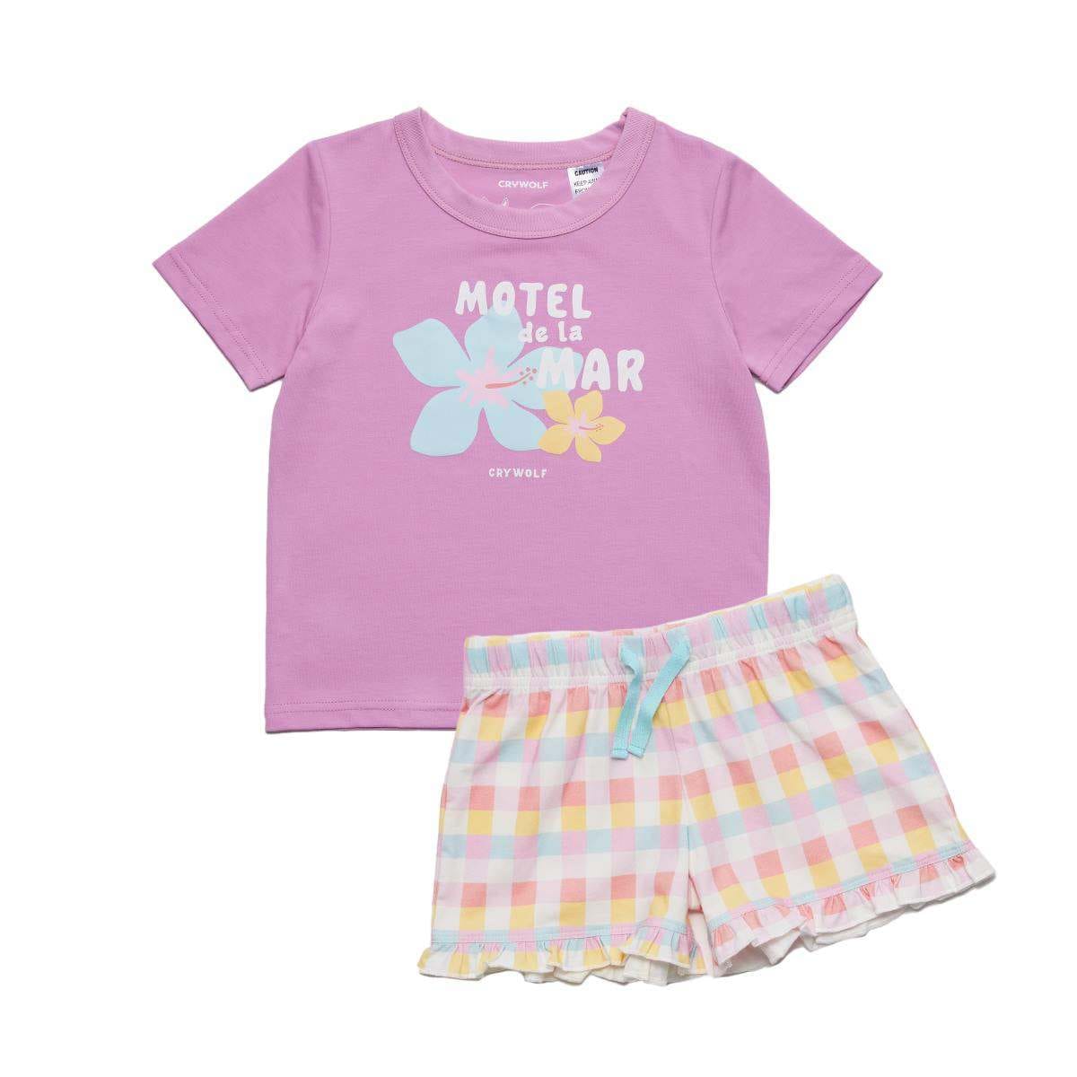 Crywolf Short Sleeve Sleep Set SHORT SLEEVE SLEEP SET Motel de la Mar