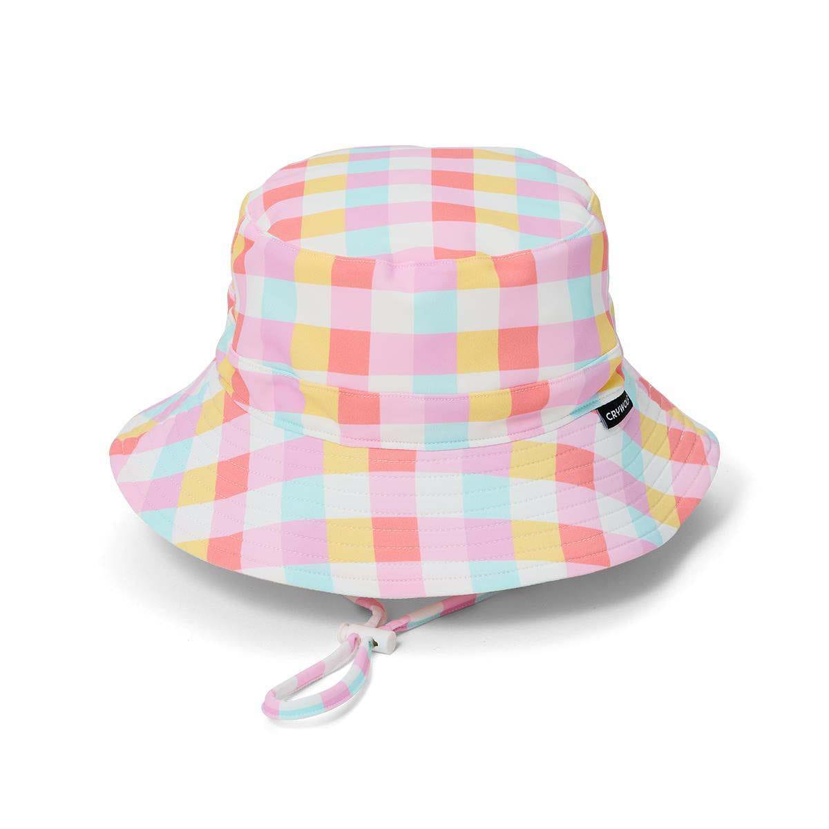 Crywolf Swim Bucket Hat SWIM BUCKET HAT Pop Gingham