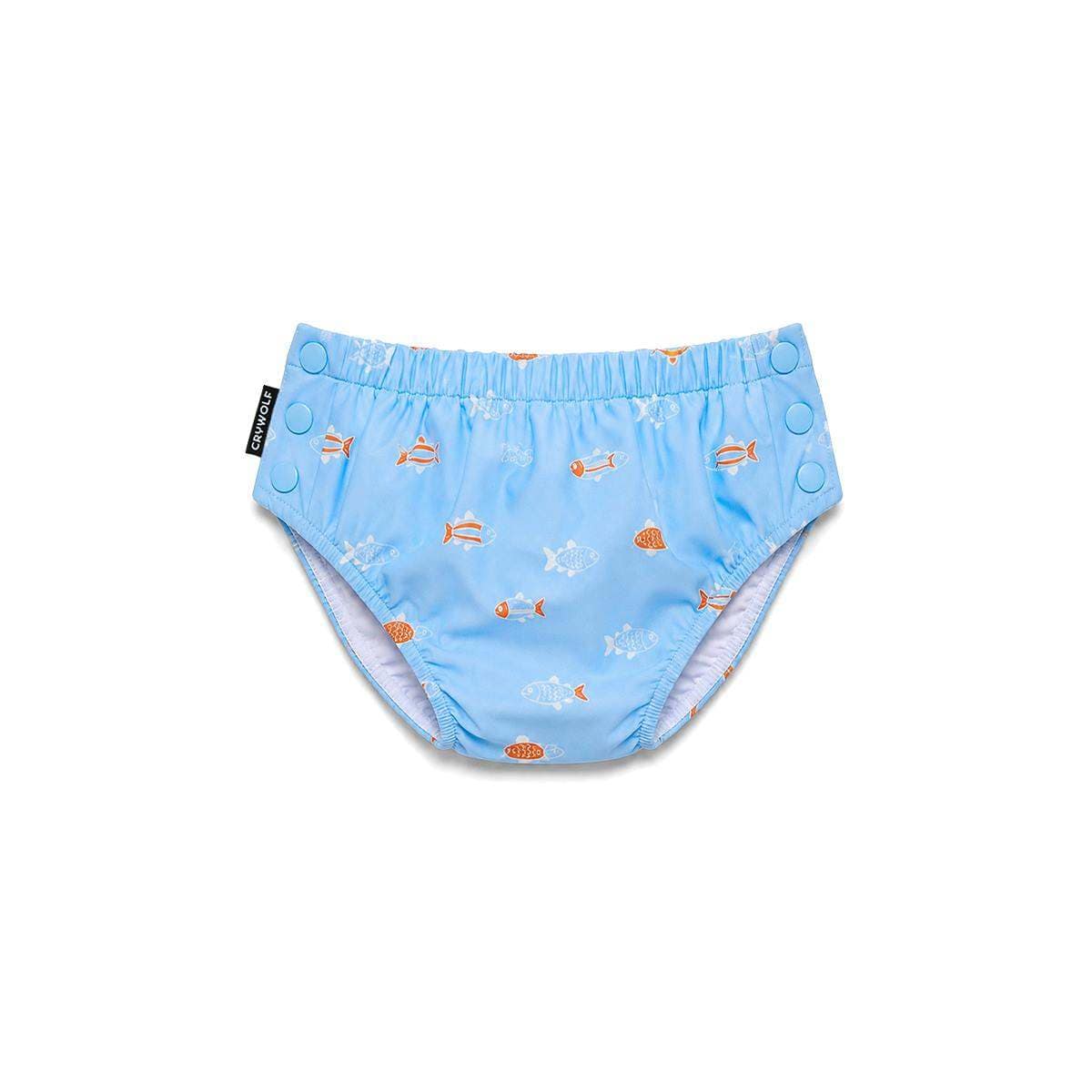 Crywolf Swim Nappy REUSABLE SWIM NAPPY Fish School