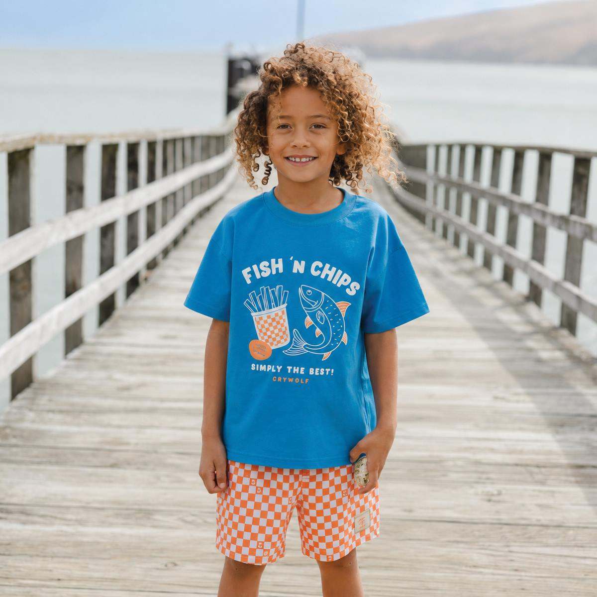 Crywolf T-Shirt SUN SMART T-SHIRT Fish 'n Chips