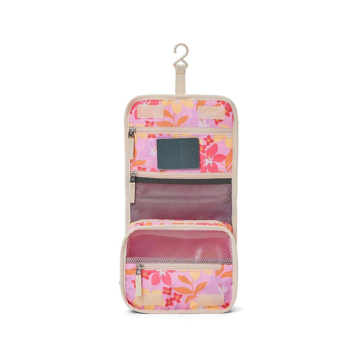 Crywolf Toiletry Bag HANGING TOILETRY BAG Hibiscus Daze