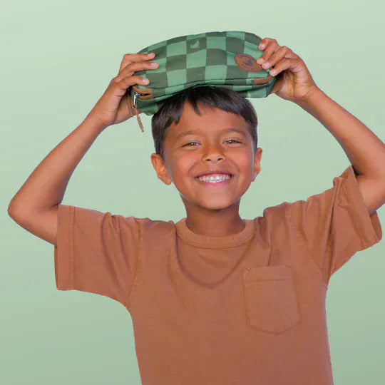 Crywolf Toys Fable Pencil Case - Green Check