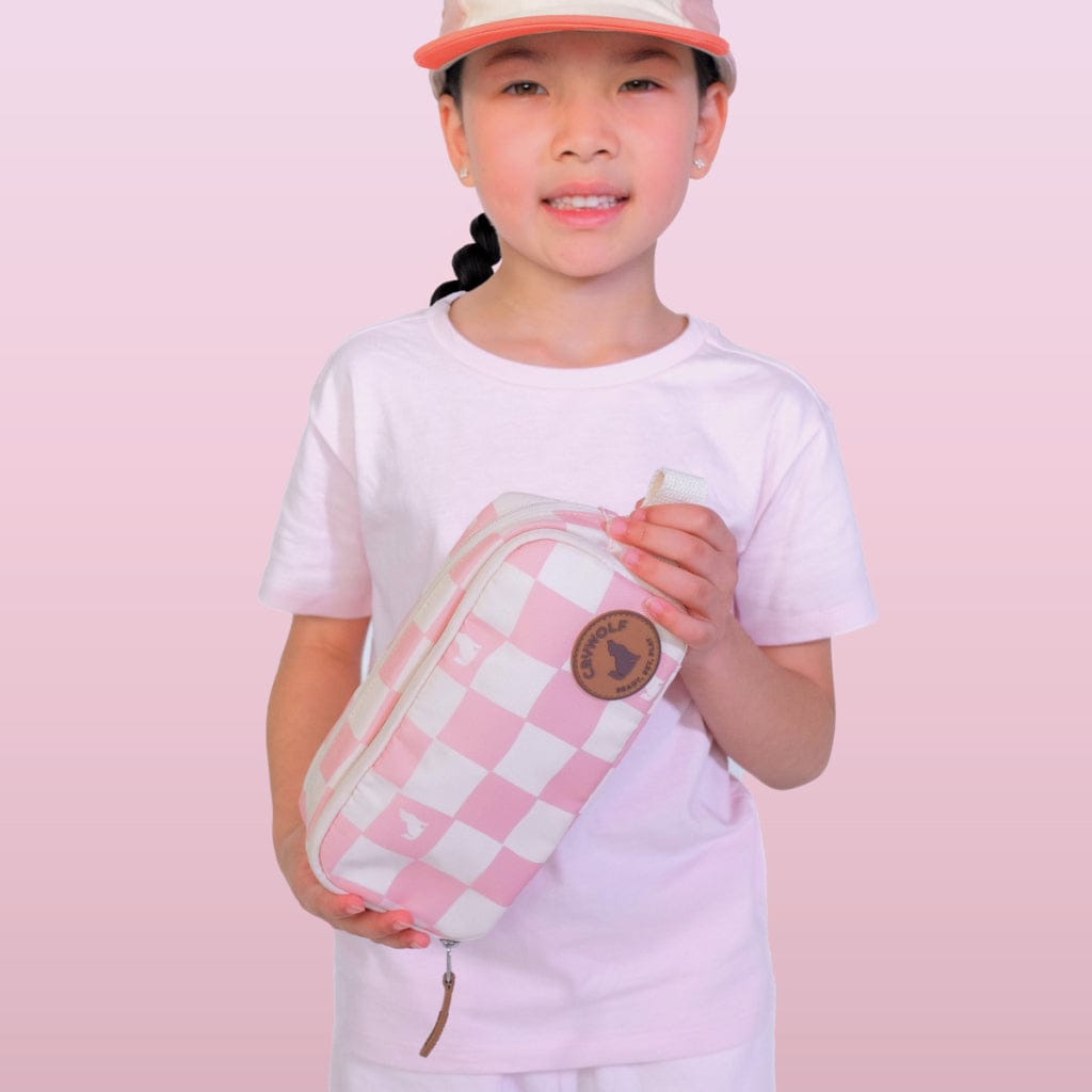 Crywolf Toys Fable Pencil Case - Pink Check