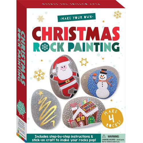 Curious Universe Toys Christmas Rock Painting