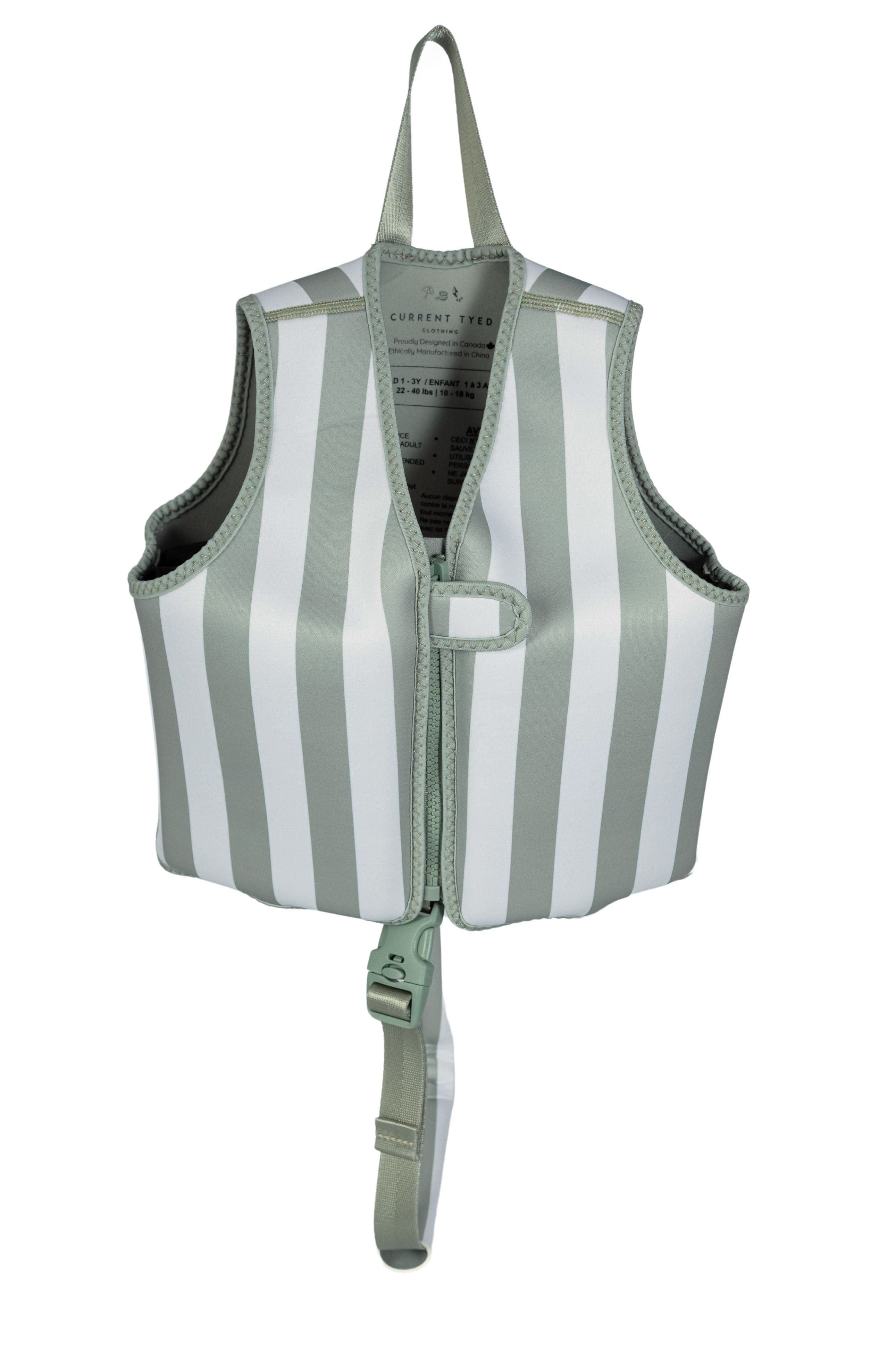 Current Tyed Children Accessories Sage Stripes / S Float Vests