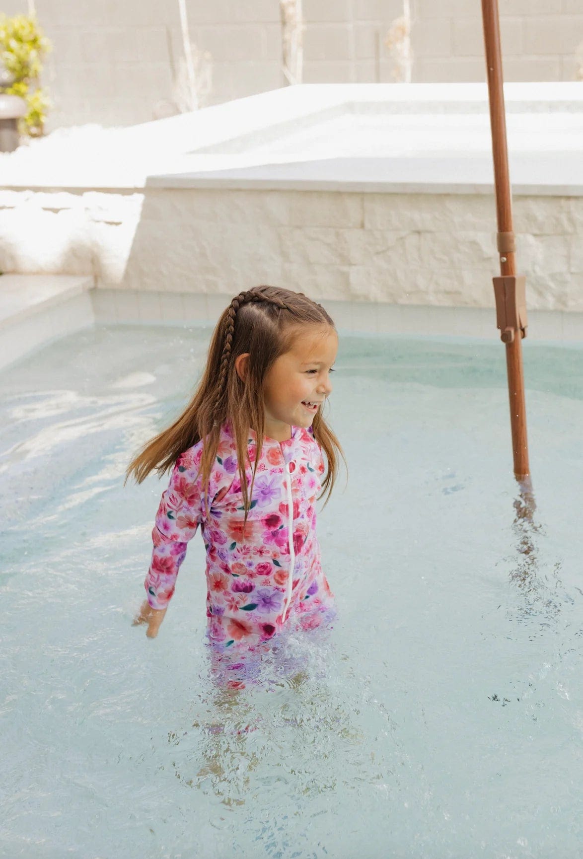 Current Tyed Girls Swimwear The Mila Sunsuit