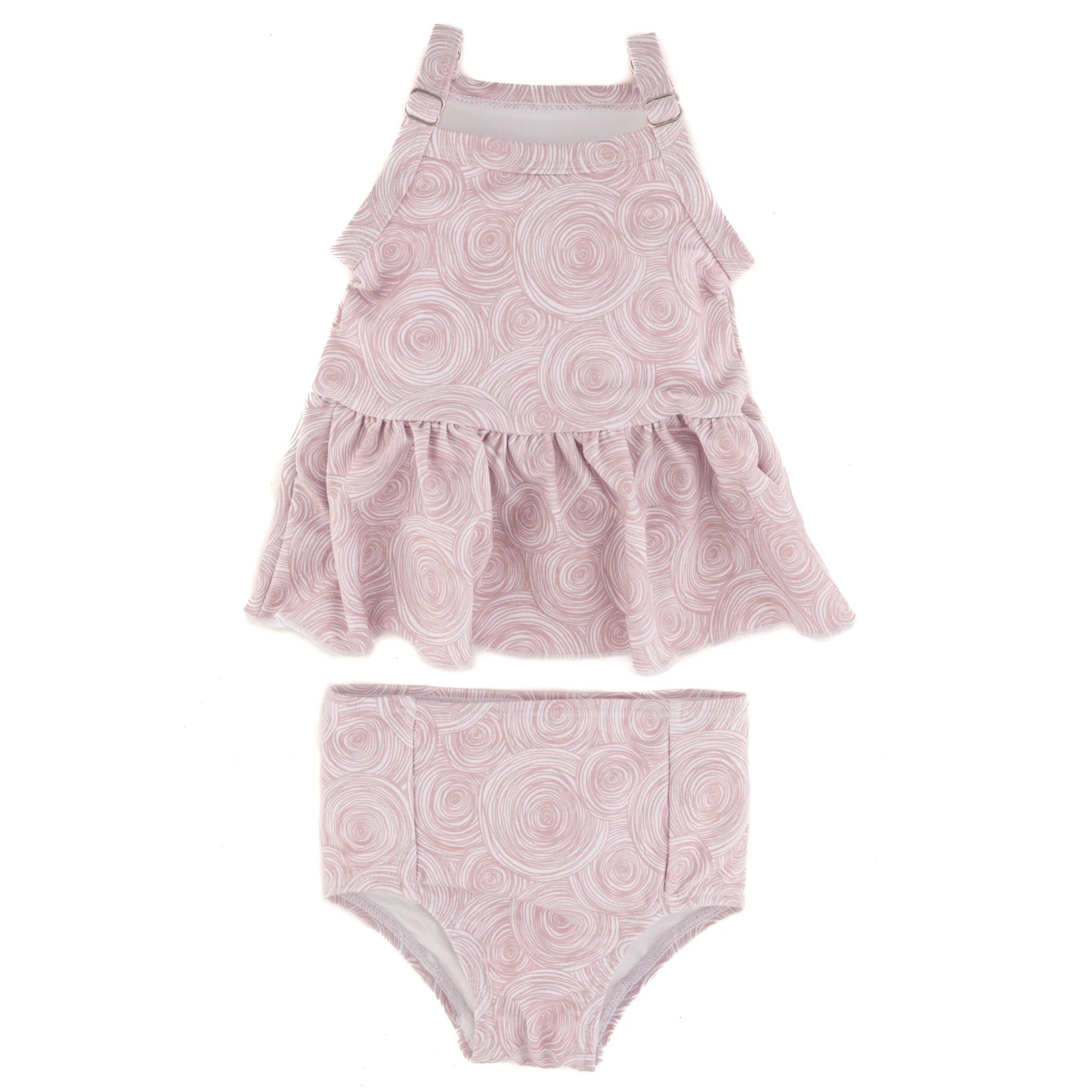 Current Tyed Girls Swimwear The Rose Swing Tank Bikini