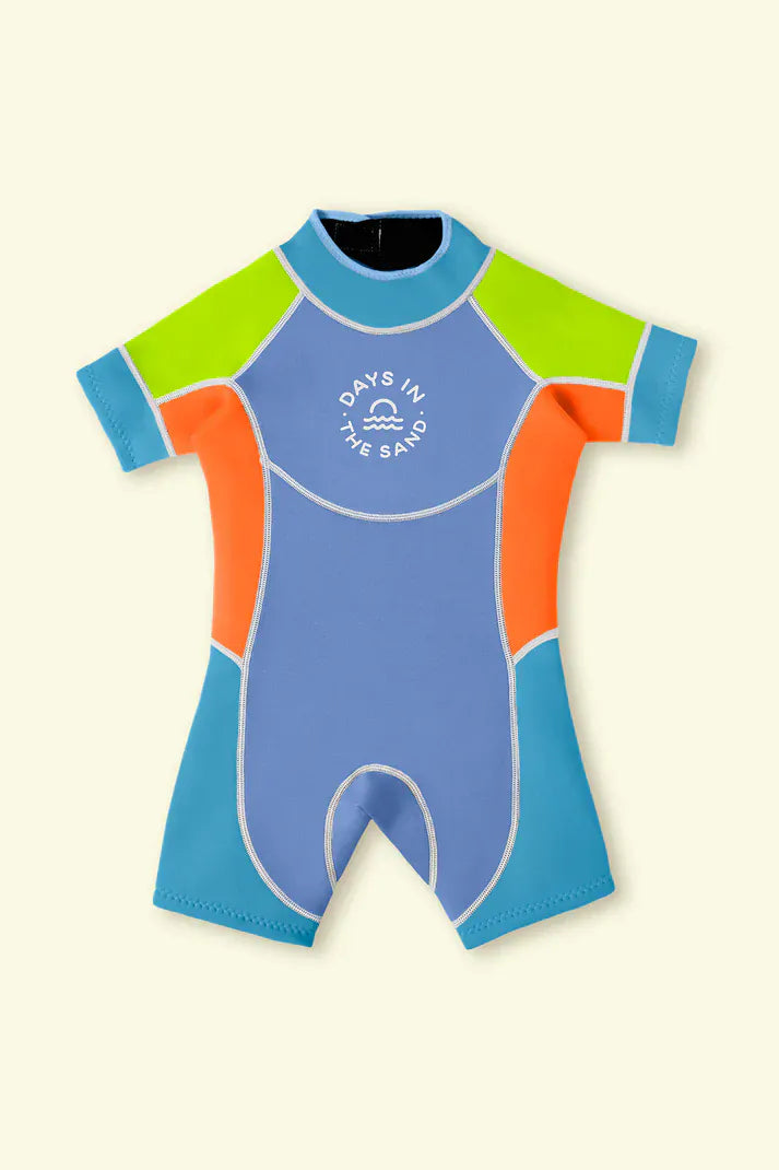Tropical Tide Back Zip 2mm Springsuit Wetsuit - Parnell Baby Boutique