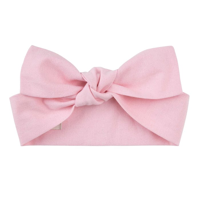 Designer Kidz Accessory Hair Grace Linen Headband - Pink
