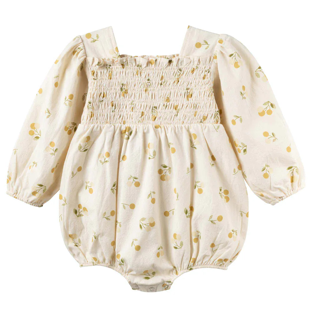 Designer Kidz Girls All In One Golden Cherry Romper