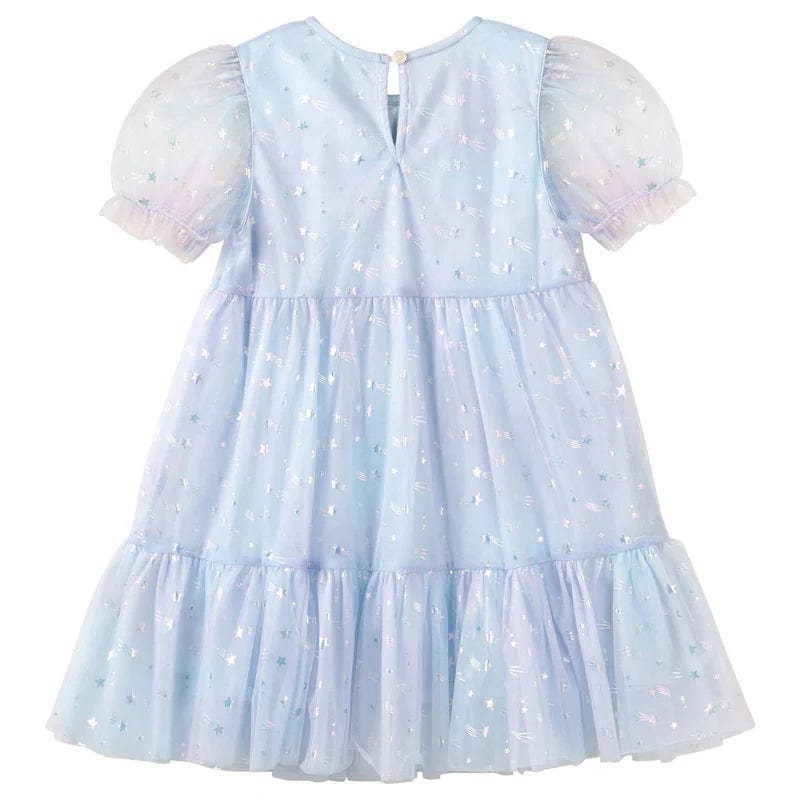 Designer Kidz Girls Dress Shooting Stars Tiered Dress