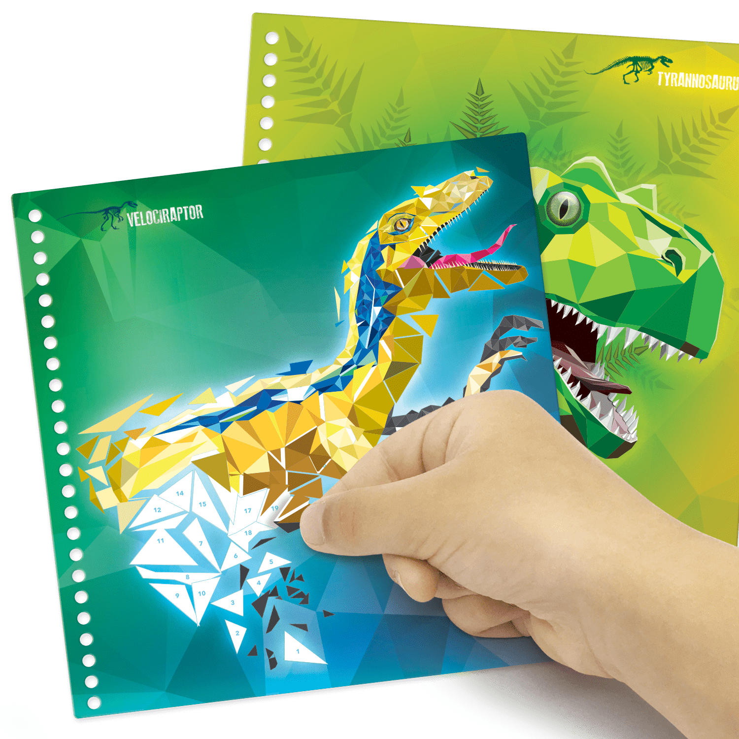 Dinosart Toys Creative Book - Sticker by Numbers