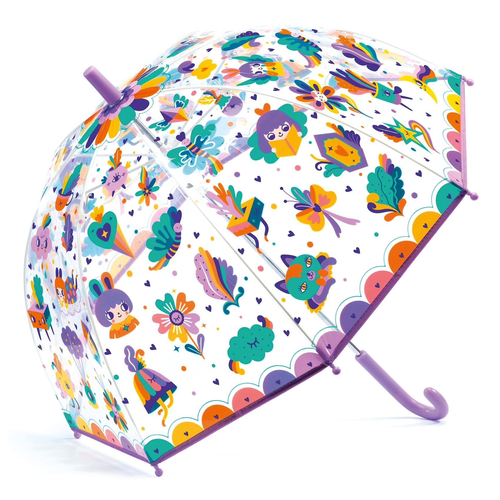 Djeco Children Accessories Umbrella - Pop Rainbow