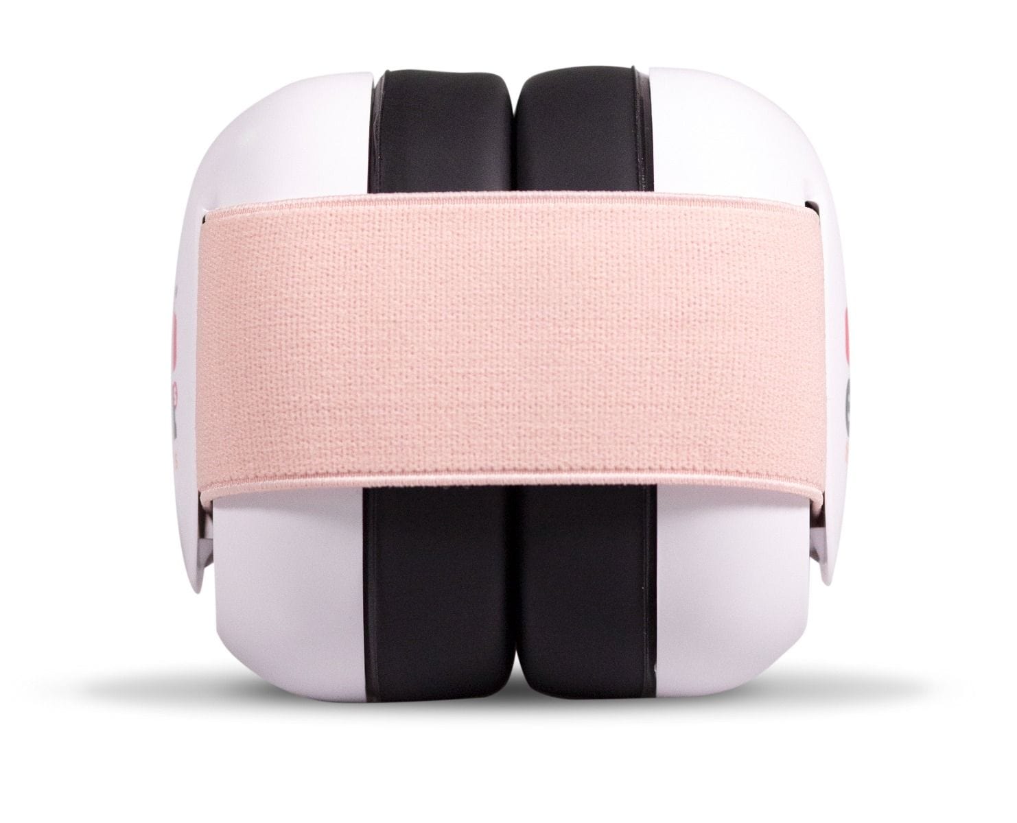 EMS For Kids Baby Accessory Baby Earmuffs - White/Coral