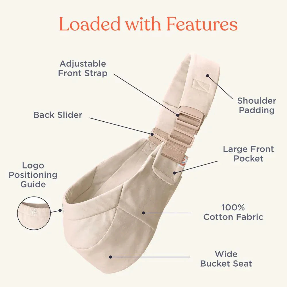 Ergobaby Accessory Carriers Ergobaby Upsie Sling Carrier - Natural Beige