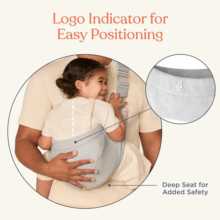 Ergobaby Accessory Carriers Ergobaby Upsie Sling Carrier - Pearl Grey