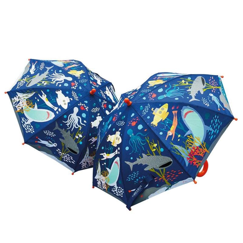 Floss & Rock Boys Accessory Deep Sea - Colour Change Umbrella