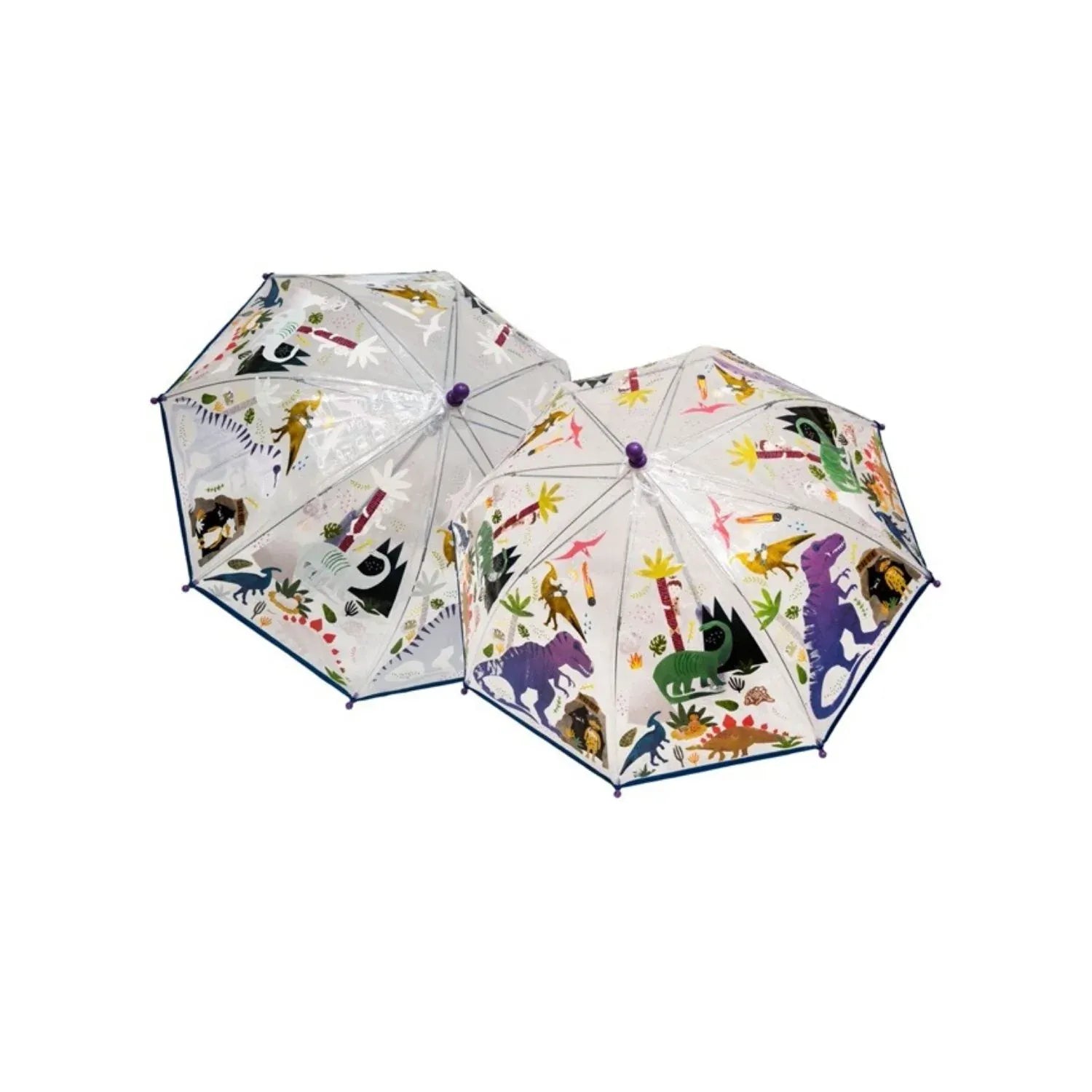 Floss & Rock Boys Accessory Dinosaur - Transparent Colour Changing Umbrella
