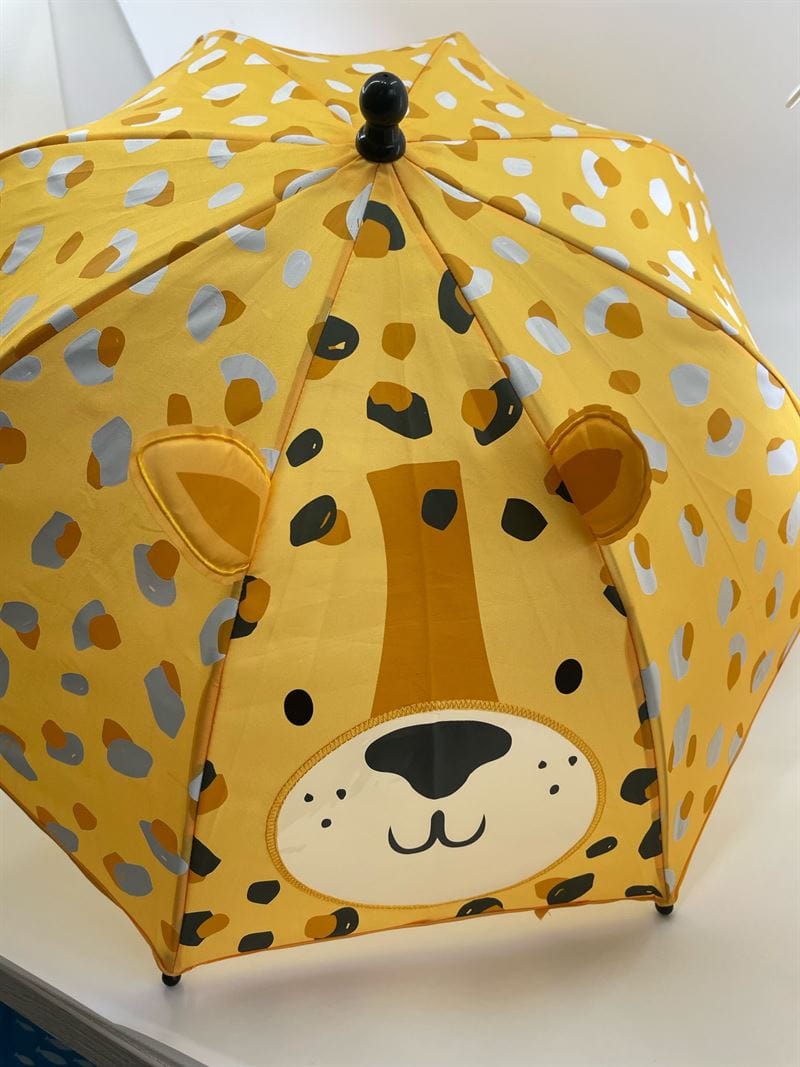Floss & Rock Boys Accessory Leopard - 3D Colour Change Umbrella