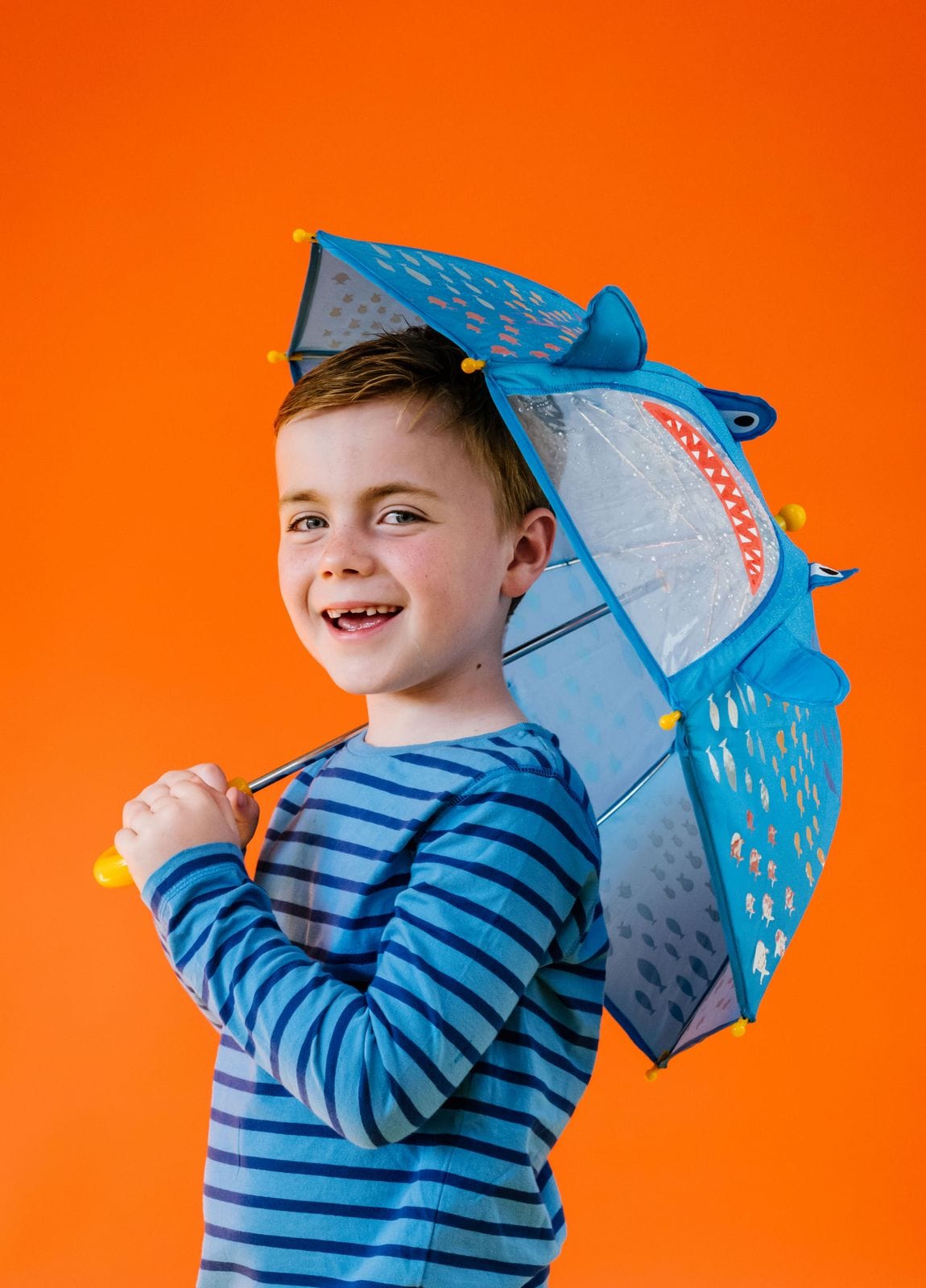 Floss & Rock Boys Accessory Shark - 3D Colour Change Umbrella