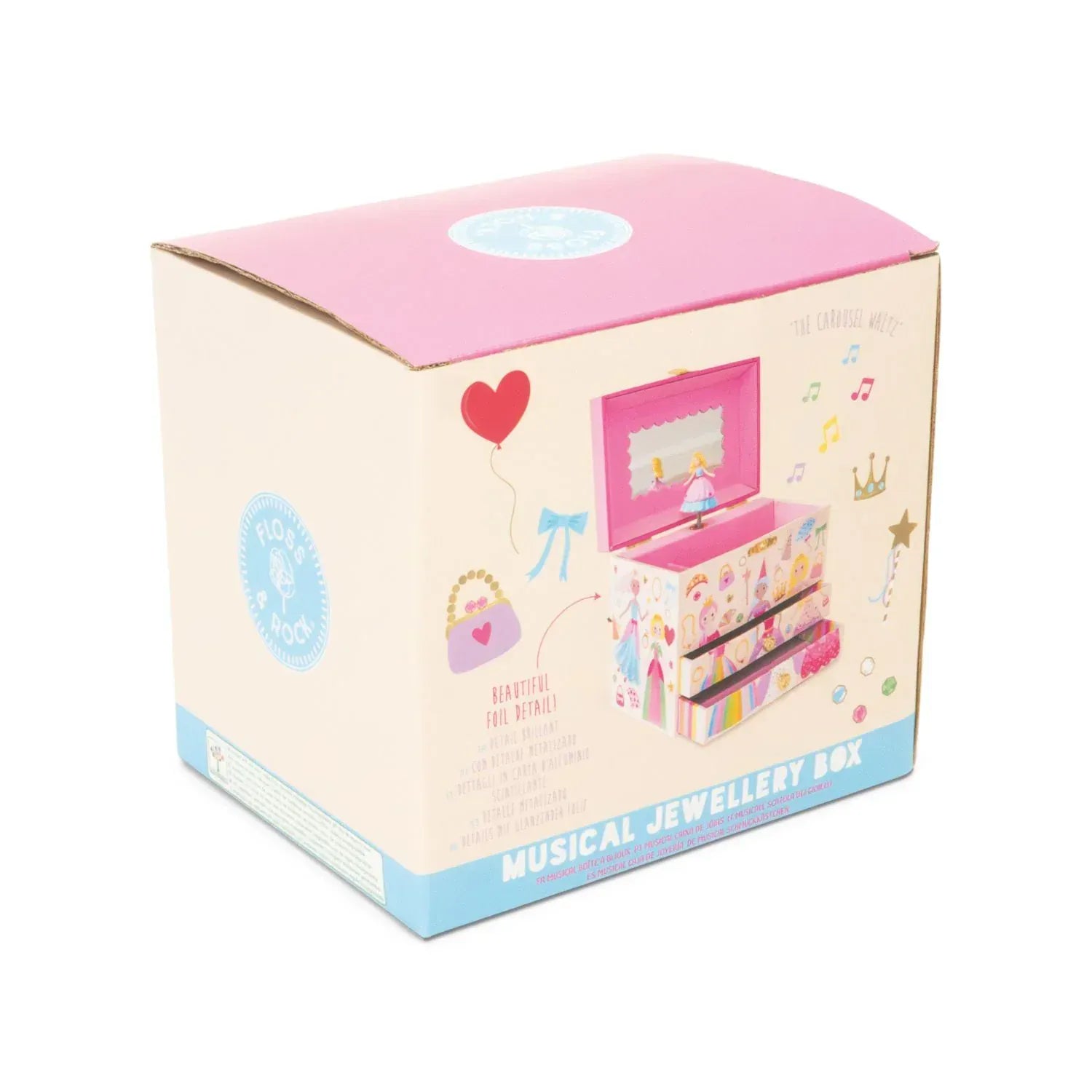 Floss & Rock Girls Accessory Musical Jewellery Box - Princess